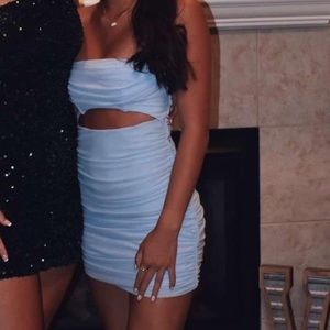 hello molly blue hoco dress